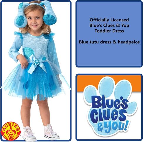Rubie's Girl's Blue's Clues and You Blue Costume Tutu Dress in Saudi Arabia