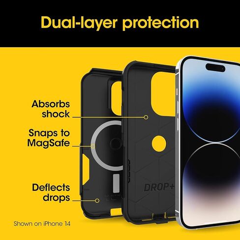 OtterBox iPhone 15 Pro Max Commuter Series MagSafe Case - Black in Saudi Arabia