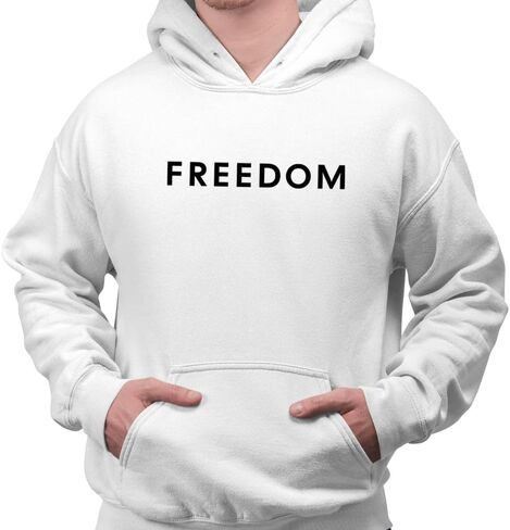 Teesandtankyou Charlie Kirk Freedom Hoodie Sweatshirt للجنسين in Saudi Arabia