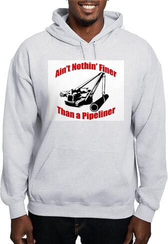 CafePress Aint Nothin Finer Than A Pipeliner Hooded Sweatshi Men's Light Regular Fit Hooded Sweatshirt in Saudi Arabia