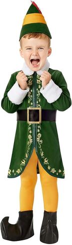 Spirit Halloween Elf Toddler Buddy the Elf Costume, Officially Licensed in Saudi Arabia