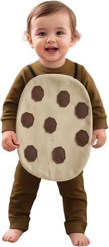 Toddler Cookie Halloween Outfits Long Sleeve Sweatshirt and Pants with Biscuit Set Baby Halloween Clothes in Saudi Arabia