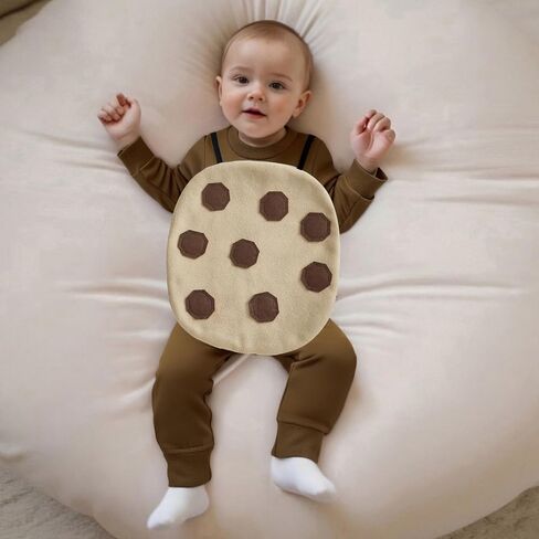 Toddler Cookie Halloween Outfits Long Sleeve Sweatshirt and Pants with Biscuit Set Baby Halloween Clothes in Saudi Arabia