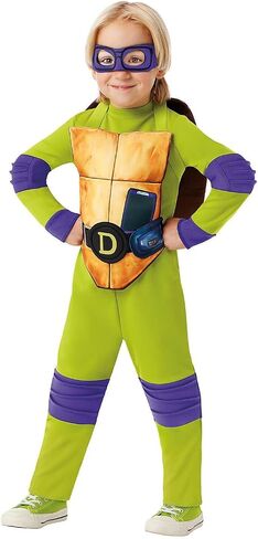 Spirit Halloween TMNT Mutant Mayhem Toddler Donatello Jumpsuit Costume in Saudi Arabia