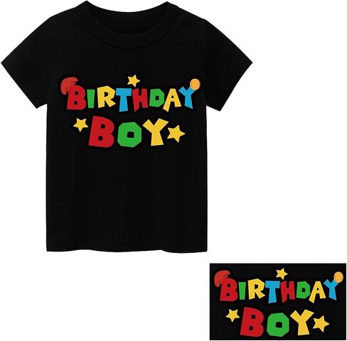Super Soft Birthday Boy Short Sleeve T-Shirt Gifts for Boys Birthday Party in Kuwait