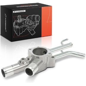 A -Premium Engine Toolant Thermostat Watering Water Outlet متوافق مع Hyundai - Elantra 1996-1998 1.8L ، Elantra 1999 2.0L ، Tiburon 1997 1.8L 2.0L ، Tiburon 1998 2.0L - Side Inner in Kuwait