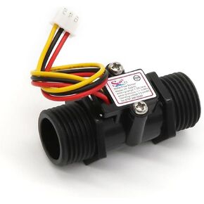 مستشعر تدفق المياه 4 فرع G1/2 قاعة سخان المياه المترى DN15 التوربينات متر المقياس S201C in Kuwait