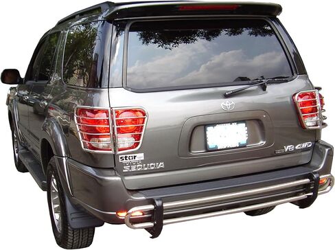 Black Horse Rear Bumper Guard Single Tube Stainless Steel Compatible with 2013-2018 Toyota RAV4 (Excl. 2018 Adventure Trim)-8D093945SS-S in Saudi Arabia