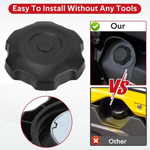 غطاء وقود غاز الغاز Javik لـ Yamaha Rhino 660 700 450 Viking 700 Kodiak 700 Grizzly 700 Wolverine 700 YXZ1000R OEM# 5UG-24610-00-00 2P5-24610-00-00 in Saudi Arabia