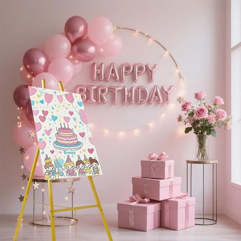 Gold Easel Stand for Sign–Adjustable Floor Heavy Duty Metal Display Easel for Wedding Signs, Art, Posters, Pictures Welcome Signs 4-Tier Height Commercial Display Easel for Parties & Galleries in Saudi Arabia