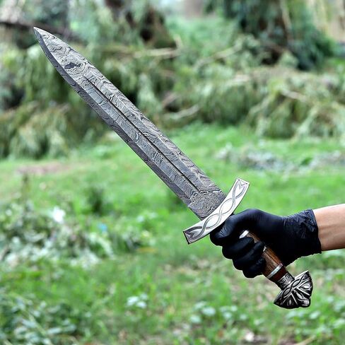| سيف أوتريد ذو التنفس الثعبان مع الغمد | سيف المملكة الأخير. سيف الفايكنج| هدية له هدية شخصية| هدية للرجال.(WCS-01) in Kuwait