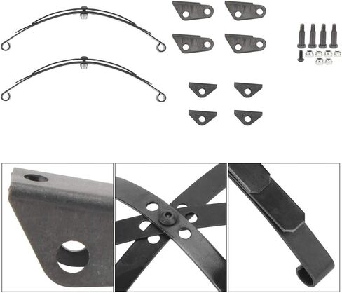 Steel Leaf Spring Kit, High-Quality Rear Suspension System for RC Trailer, 1/14 Scale Truck, and Off-Road Racing in Saudi Arabia