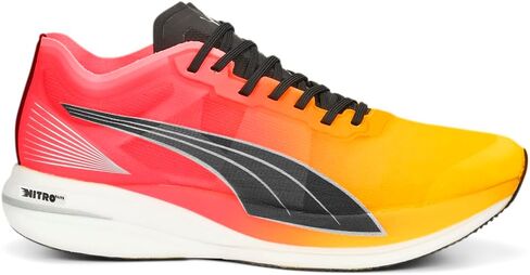 PUMA Mens Deviate Nitro Elite Fireglow Running Sneakers Shoes - Orange in Saudi Arabia
