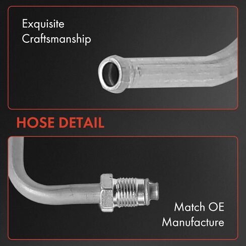 A-Premium Power Teenering Hose Hose Line Line Assembly متوافق مع شيفروليه Venture 1997-2005 & Oldsmobile Silhouette 1997-2004 & Pontiac Montana 1999-2005 ، Trans Sport 1997-1999 ، من Gear in Saudi Arabia
