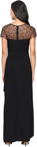 Alex Evenings Women's Long Column Dress with Sweetheart Neck (Petite and Regular) in Saudi Arabia