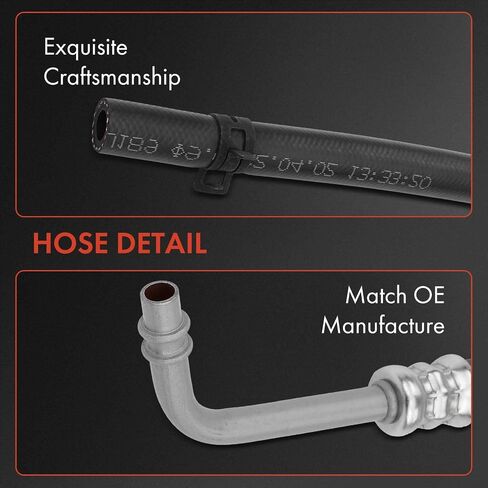 A-Premium Power Steering Hose Pressure & Return Hose Line Assembly Compatible with Chevy Trailblazer & GMC Envoy 2002-2009 & Buick Rainier 2004-2007 & Isuzu Ascender Saab 9-7X, 4.2L, 3-PC Set in Saudi Arabia
