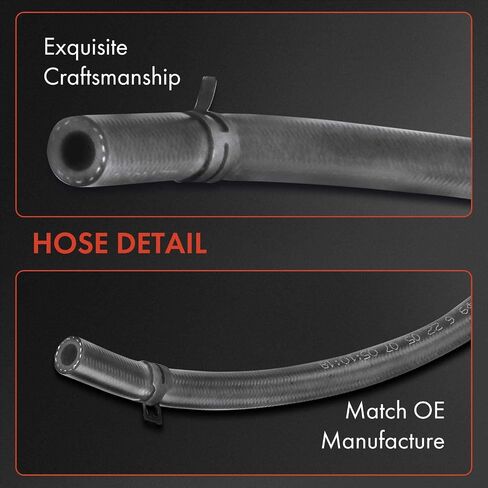A-Premium Power Steering Hose Pressure & Return Hose Line Assembly Compatible with Chevy Trailblazer & GMC Envoy 2002-2009 & Buick Rainier 2004-2007 & Isuzu Ascender Saab 9-7X, 4.2L, 3-PC Set in Saudi Arabia