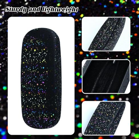 4 PCS Eyeglass Case قشرة صلبة ، وحالات النظارات الشمسية ، وحالة النظارات الصلبة للنساء ، وحالات الحماية اللامعة للنظارات الشمسية ، وحالة النظارات مع تنظيف قطعة قماش للنساء (أسود ، وردي ، أزرق ، أبيض) in Kuwait