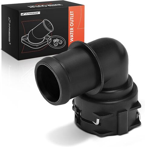 A-Premium Coolant Hose Flange Connector Compatible with Volkswagen, Audi - Jetta 2009-2014, Golf 2010-2014, Beetle 2013-2014, A3 2010-2013, A3 Sportback 2013 in Saudi Arabia