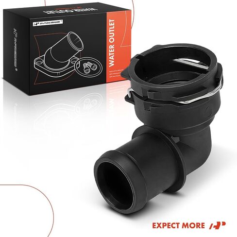 A-Premium Coolant Hose Flange Connector Compatible with Volkswagen, Audi - Jetta 2009-2014, Golf 2010-2014, Beetle 2013-2014, A3 2010-2013, A3 Sportback 2013 in Saudi Arabia