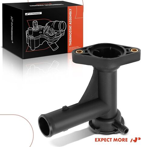 A-Premium Engine Coolant Thermostat Housing Water Outlet [90° Angle] Compatible with Chrysler - PT Cruiser 2001-2010 2.4L - Naturally Aspirated in Saudi Arabia