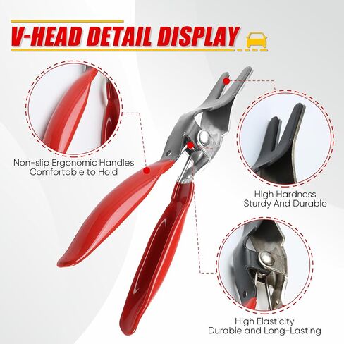 Oiforce Automotive Electrical Disconnecting Pliers,Fuel Injectors and Hose Removal Pliers for Fuel and Vacuum Line Hose Removal; Repair Tools with Non-slip Handles and Carbon Steel Heads; 3 Packs in Saudi Arabia