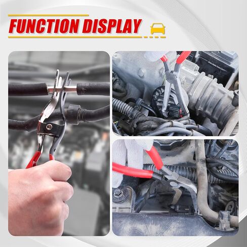 Oiforce Automotive Electrical Disconnecting Pliers,Fuel Injectors and Hose Removal Pliers for Fuel and Vacuum Line Hose Removal; Repair Tools with Non-slip Handles and Carbon Steel Heads; 3 Packs in Saudi Arabia