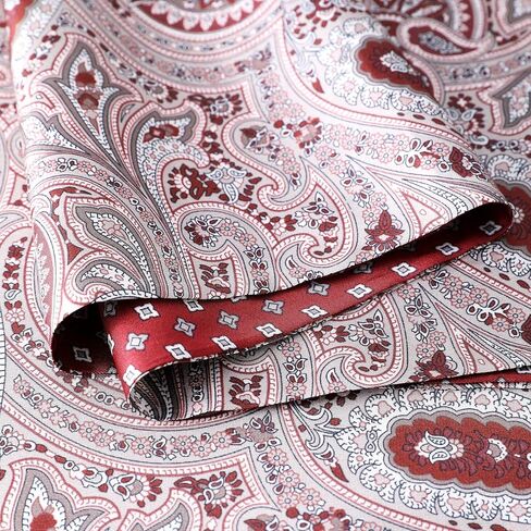 100 ٪ وشاح الحرير التوت للرجال - الفخامة 14 Momme Twill Silk Sclves for Men 10'x63 '' ' in Kuwait