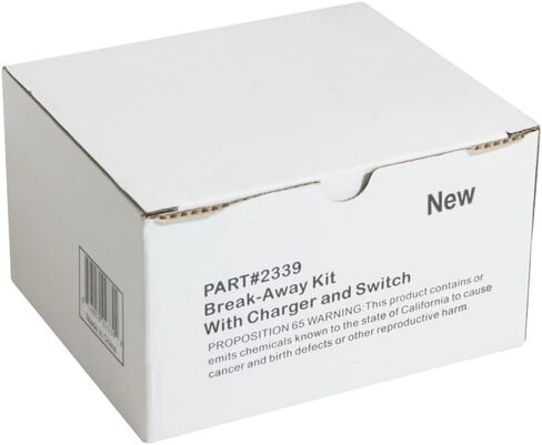Wright Way 2339 Complete Trailer Breakaway Kit Side Load مع مفتاح فرامل طوارئ 12V5AH بطارية in Saudi Arabia