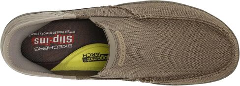 Skechers Men's Melson-Bentin 210596 Moc Toe Casual Slip-Ins in Saudi Arabia