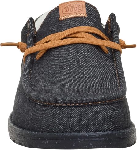 HEYDUDE Wally Funk Denim Men's Slip-On Casual Loafers | Lightweight Comfortable Shoes for Everyday Wear in Saudi Arabia