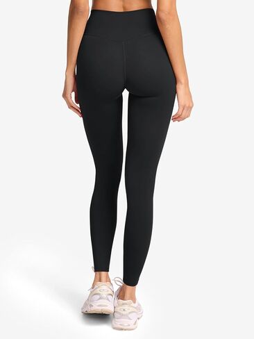 LASLULU Womens Fleece Lined Leggings No Front Seam Thermal Warm Winter Leggings for Women High Waisted Workout Yoga Pants in Saudi Arabia