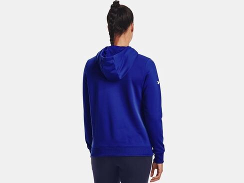 Under Armour Womens Storm Fleece Hoody Red | White 2XL in Saudi Arabia