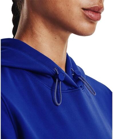 Under Armour Womens Storm Fleece Hoody Red | White 2XL in Saudi Arabia