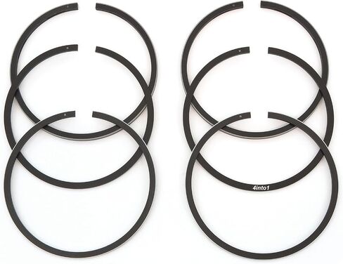 2 Pack Piston Ring Sets Standard Stock Bore 13011-369-305-متوافق مع Honda CB360 CJ360 CL360 in Saudi Arabia