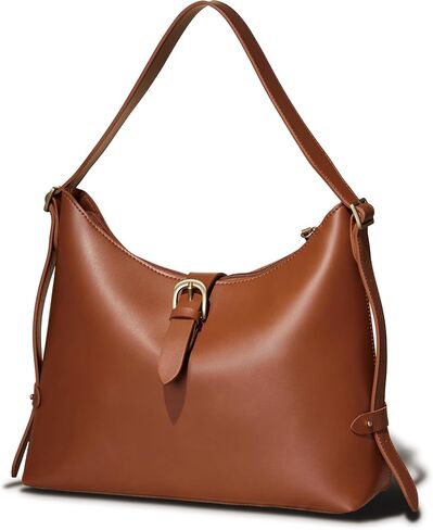 SUNLIGHT LEAVES Vintage Vegan Leather Hobo Bag For Women Shoulder Purse Crossbody Satchel Under Arm Lady Handbag in Kuwait