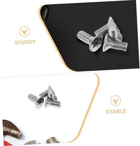 CIIEEO 4PCS فرامل تثبيت الفرامل السحابات الفولاذ المقاوم للصدأ السهل لتثبيت السحابات رأس مسطحة لأنظمة فرامل السيارة مسامير فرامل التثبيت السريع in Kuwait