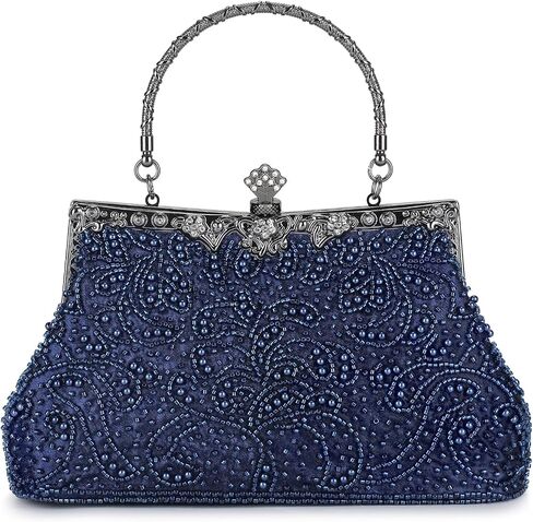 UBORSE 1920s Vintage Beaded Clutch Evening Bags for Women Formal Bridal Wedding Clutch Purse Prom Cocktail Party Handbags in Saudi Arabia