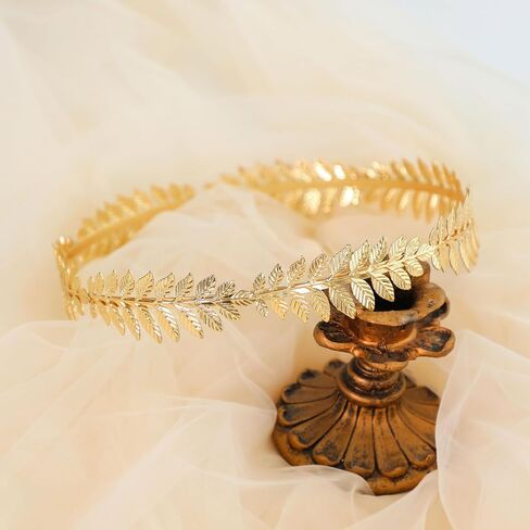 eawin 3 PCS Greek Gold Leaf Crown Laurel Wreath Roman Emperor Crown Trown Toga Greek Armed Men Men Party Caesar Circlet Wedding Headpiece in Kuwait