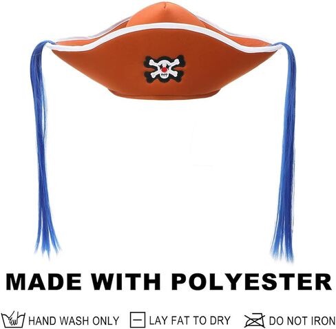 Bioworld One Piece Buggy Cosplay Hat with Hair in Saudi Arabia