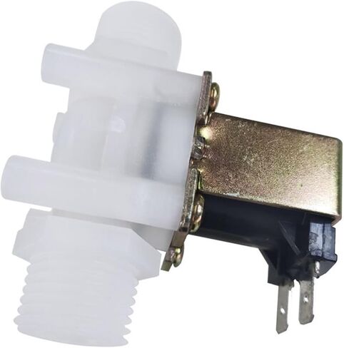 1PCS 4 points external thread DC12V normally closed inlet solenoid valve water dispenser washing machine water heater water valve G1/2 interface pilot valve in Saudi Arabia