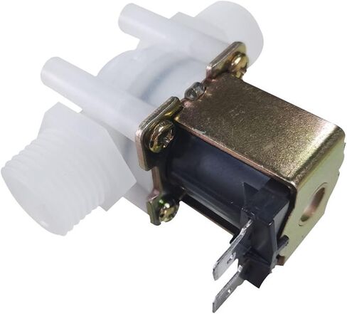 1PCS 4 points external thread DC12V normally closed inlet solenoid valve water dispenser washing machine water heater water valve G1/2 interface pilot valve in Saudi Arabia