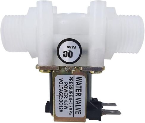 1PCS 4 points external thread DC12V normally closed inlet solenoid valve water dispenser washing machine water heater water valve G1/2 interface pilot valve in Saudi Arabia