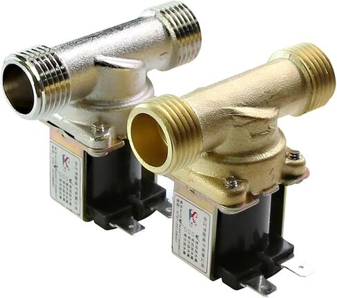 1PCS 4 points full copper solenoid valve water dispenser washing machine solenoid valve normally closed solenoid valve 1/2 interface in Saudi Arabia