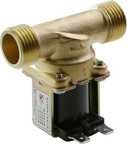 1PCS 4 points full copper solenoid valve water dispenser washing machine solenoid valve normally closed solenoid valve 1/2 interface in Saudi Arabia