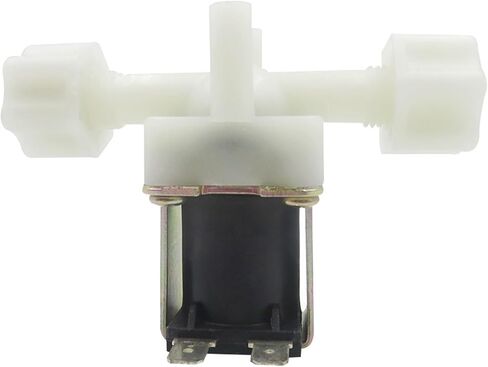 1pcs 2 نقطة سلك خارجي سلك موزع المياه الصمام الملف اللولبي صمام ماء DC12V صمام ملول الملف اللولبي مغلق عادة (AC220V) in Saudi Arabia