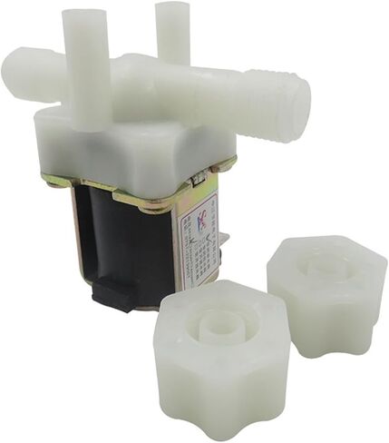 1pcs 2 نقطة سلك خارجي سلك موزع المياه الصمام الملف اللولبي صمام ماء DC12V صمام ملول الملف اللولبي مغلق عادة (AC220V) in Saudi Arabia