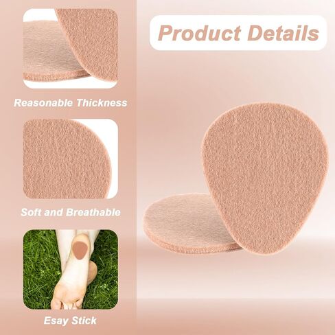 30pcs metatarsal foot face للنساء والرجال ، 0.2 بوصة كرة سميكة من وسادة القدم وسادة ناعمة سادة القدم in Kuwait