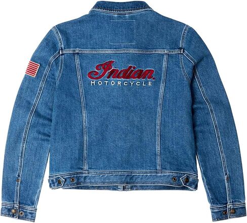 Indian Motorcycle Women's Denim Jacket, Blue in Saudi Arabia