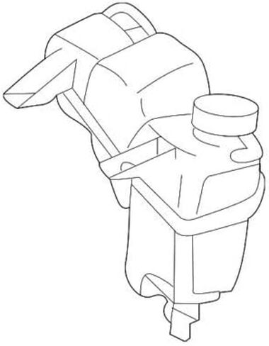 Genuine Mercedes-Benz Expansion Tank 170-500-06-49 in Saudi Arabia